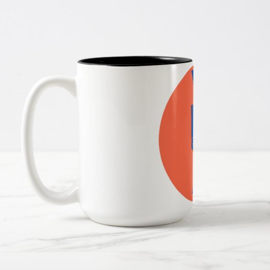 mug with logo ツートーンマグカップ (左)