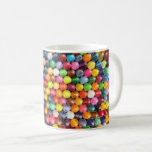 Mug with multi-colored crayon pattern コーヒーマグカップ (正面右)