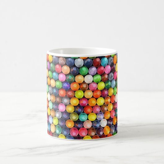 Mug with multi-colored crayon pattern コーヒーマグカップ (中央)