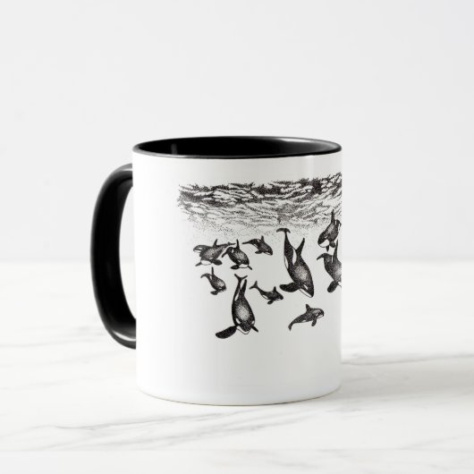 Mug with original Orca design マグカップ (正面左)