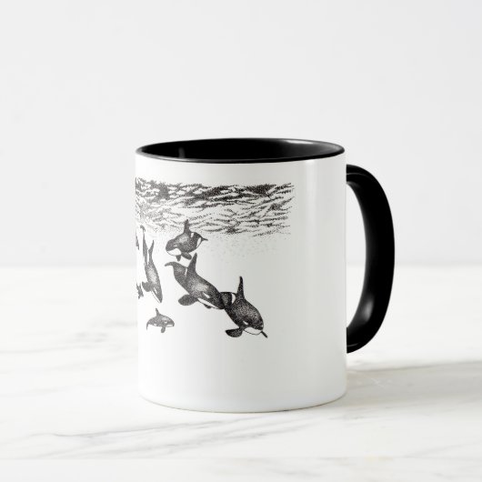 Mug with original Orca design マグカップ (正面右)