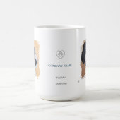 Mug with painting of pets コーヒーマグカップ (中央)