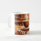 Mug with personalized photo (Coffee and life) コーヒーマグカップ (正面左)