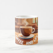 Mug with personalized photo (Coffee and life) コーヒーマグカップ (中央)