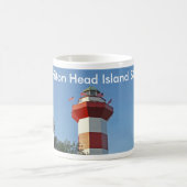 Mug with photography of Light house Hilton Head SC コーヒーマグカップ (中央)