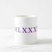 Mug with Roman Numerals コーヒーマグカップ (中央)