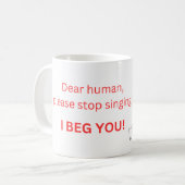 Mug with the Frustrated Cat コーヒーマグカップ (正面左)