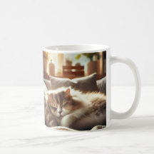 Mug with the Lazy Cat