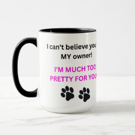 Mug with the Much Too Pretty Cat マグカップ