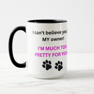 Mug with the Much Too Pretty Cat マグカップ