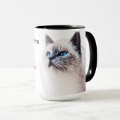 Mug with the Much Too Pretty Cat マグカップ (正面右)