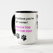 Mug with the Much Too Pretty Cat マグカップ (正面左)