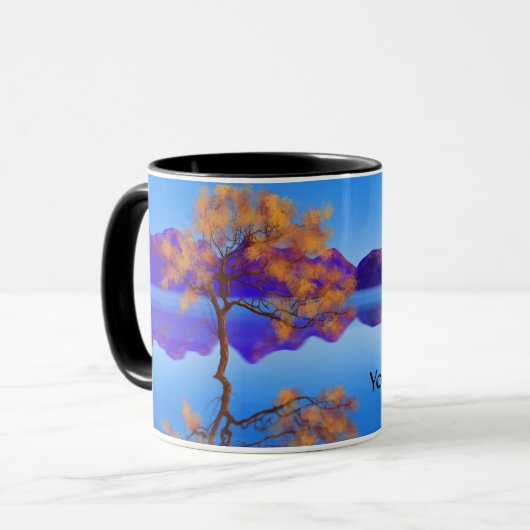 Mug with tree マグカップ (正面左)