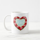 Mug with verse コーヒーマグカップ (左)