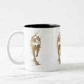 mug with wolf ツートーンマグカップ (左)