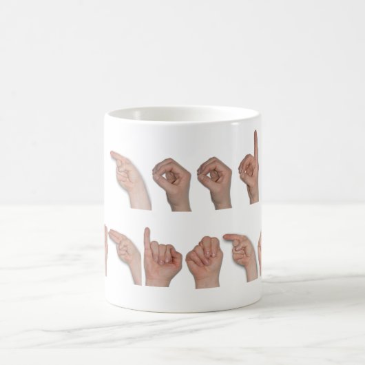 Mug Wood Thingsの名前を付ける コーヒーマグカップ (中央)