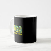 Muga Make Ukraine Great Again Support Funny Saying コーヒーマグカップ (正面左)