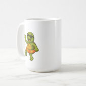 MugAdorable Turtle Mug – かわいい動物の恋人の贈り物 コーヒーマグカップ (正面左)