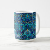MugCustomizable Stained Glass Pattern  コーヒーマグカップ (正面右)