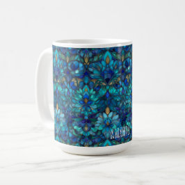 MugCustomizable Stained Glass Pattern  コーヒーマグカップ