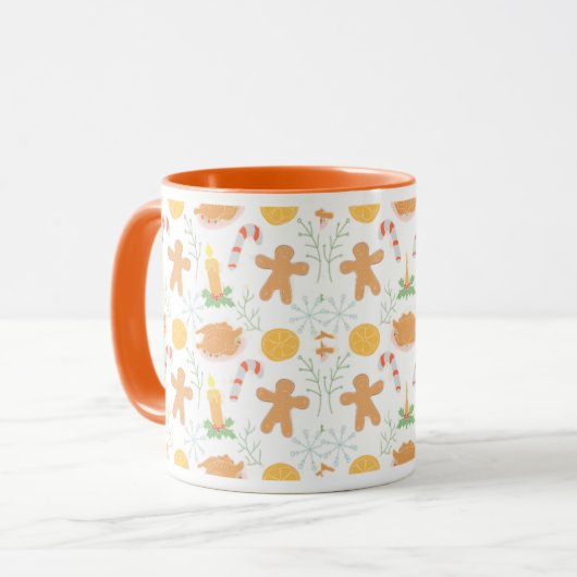MugFall Coffee Mug | Rustic Pumpkin Spice & Sweate マグカップ (正面左)