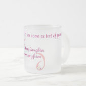 mugFirst私の娘 フロストグラスマグカップ (正面右)