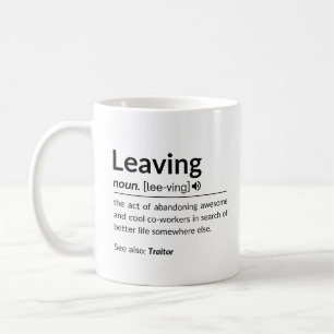 Mugfunnyの同僚離れの コーヒーマグカップ