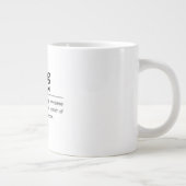 Mugfunnyの同僚離れの ジャンボコーヒーマグカップ (右)