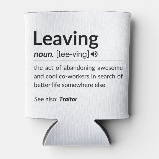 Mugfunnyの同僚離れの 缶クーラー (正面)