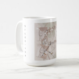 Mugg Après-ski by Carita K design コーヒーマグカップ