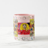 Mugg Carita K design ツートーンマグカップ (中央)