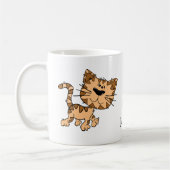 Mugg katt Jag är både snygg och söt コーヒーマグカップ (左)