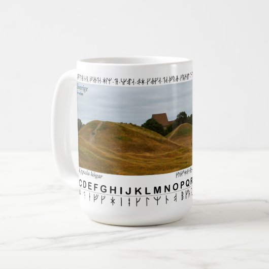 Mugg — Kungshögarna コーヒーマグカップ (正面左)