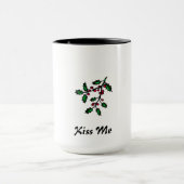 Mugg mistel  KISS ME ( Kyss mig ) マグカップ (中央)