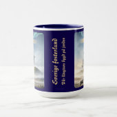Mugg — Sverige fosterland マグカップ (中央)