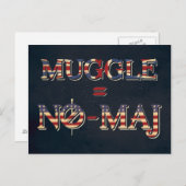 MUGGLE™ = NO-MAJ™ ポストカード (正面/裏面)