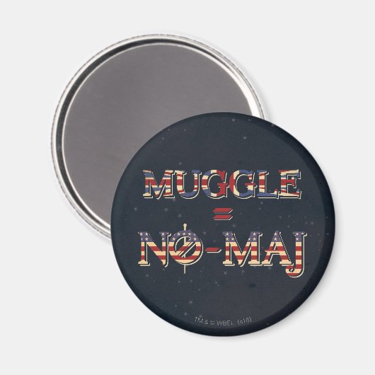MUGGLE™ = NO-MAJ™ マグネット (正面/裏面)