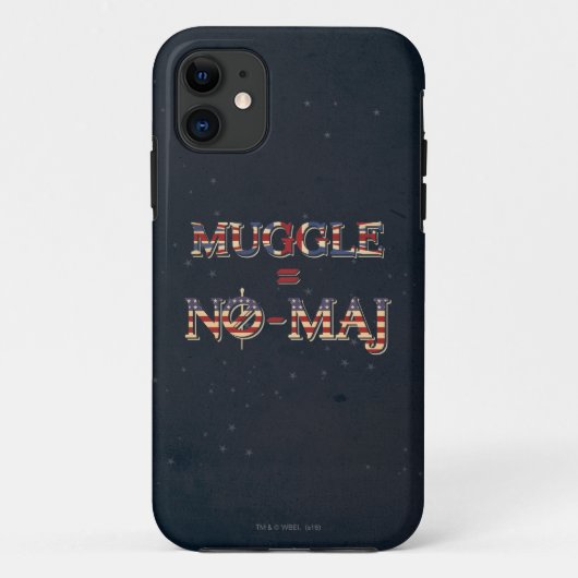 MUGGLE™ = NO-MAJ™ Case-Mate iPhoneケース (裏面)