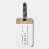 MUGGLE WORTHY™ロック ラゲッジタグ (裏面縦)