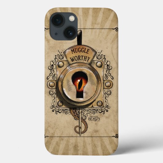 MUGGLE WORTHY™ロック Case-Mate iPhoneケース (裏面)