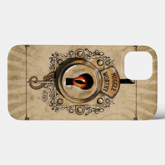 MUGGLE WORTHY™ロック Case-Mate iPhoneケース (裏面 (横))