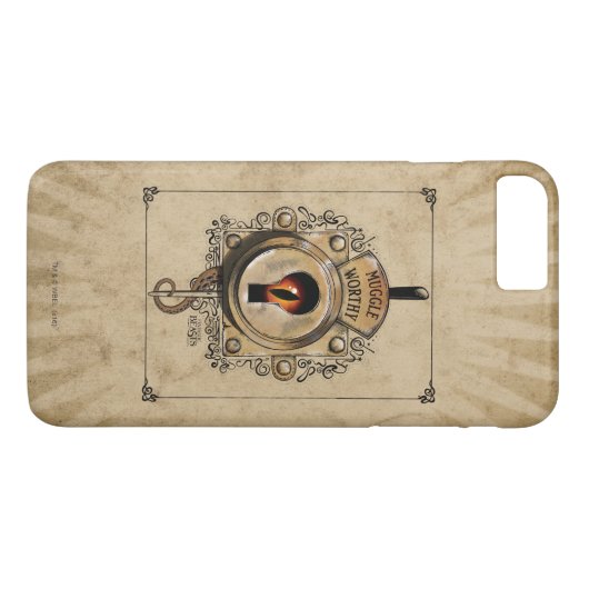 MUGGLE WORTHY™ロック Case-Mate iPhoneケース (裏面(横))