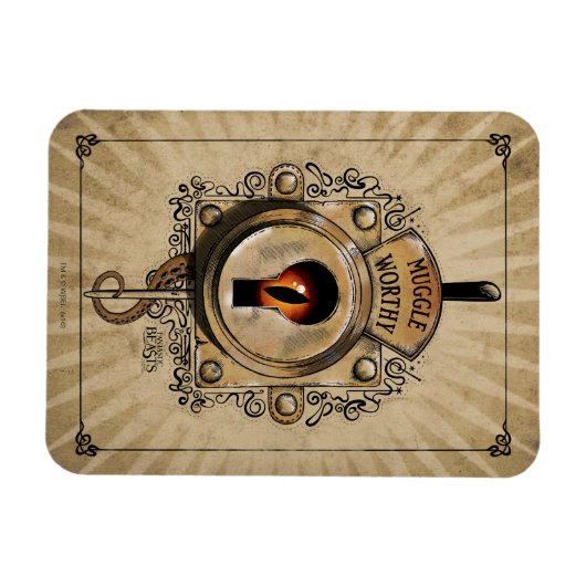 MUGGLE WORTHY™ Lock マグネット (横)