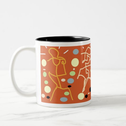 Muggles Aug23数字3 ツートーンマグカップ (左)