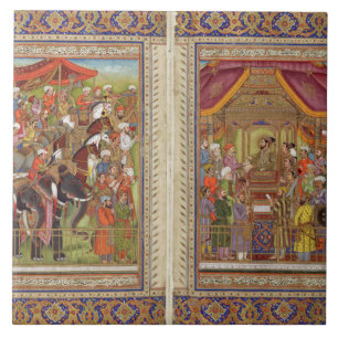 Mughalのインディアンのインドのイスラム教のイスラム教のイスラム教のBoho タイル