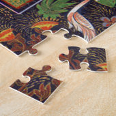 Mughalのインディアンのインドのイスラム教のペルシャ人のペルシャ象 ジグソーパズル (側面)