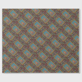 Mughalのインディアンのインドのイスラム教のペルシャ人のペルシャ象 ラッピングペーパー (フラット)