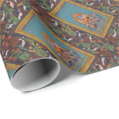 Mughalのインディアンのインドのイスラム教のペルシャ人のペルシャ象 ラッピングペーパー (ロールコーナー)