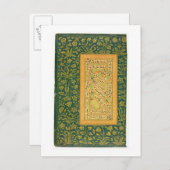 MughalのborのハートのMir Ali著書道、 ポストカード (正面/裏面)