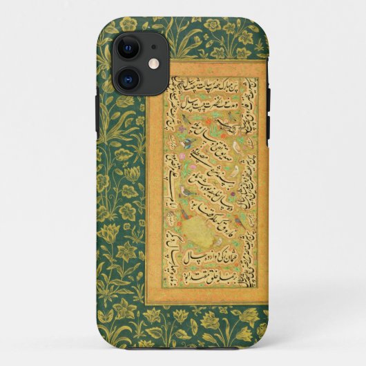 MughalのborのハートのMir Ali著書道、 Case-Mate iPhoneケース (裏面)
